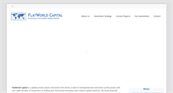 Desktop Screenshot of flatworldcapital.com